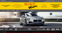 Desktop Screenshot of franklinsauto.com